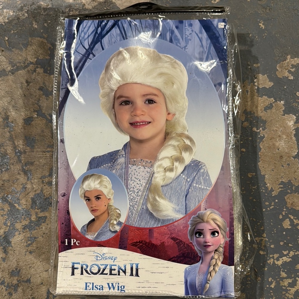 kids Elsa wig